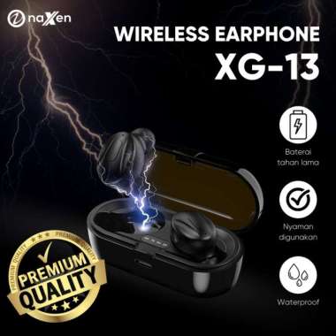 Headset Bluetooth Naxen XG13 TWS Wireless Bluetooth Earphone 5.0