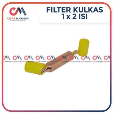 Filter isi 1 2 lubang Kulkas AC pipa tembaga 1/4 inci 1 pk saringan