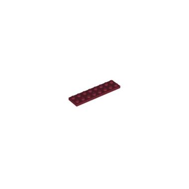 LEGO PARTS 6152321 - Plate 2x8 New Dark Red