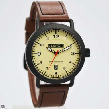 JEEP JPS50301 - Jam Tangan Pria Kulit Original - Brown