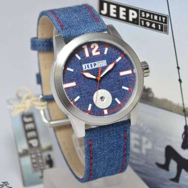 JEEP JPS70602 - Jam Tangan Pria Kulit Original - Blue