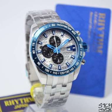 RHYTHM S1407S02 - Jam Tangan Pria Original - Silver