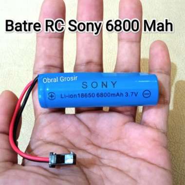 Batre Mobil RC 3.7Volt 3,7v Baterai Mobil Remot Tunggal 18650