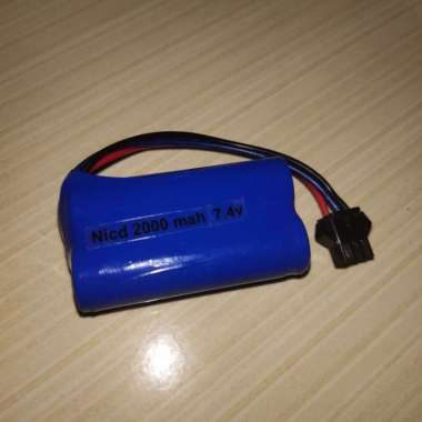 Baterai/batre mainan/socket mobil remote control 7.4volt