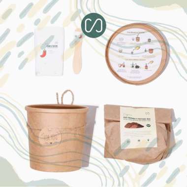 Sustaination Mini Grow Kit - Paket Berkebun Organik Lengkap Cabai Rawit