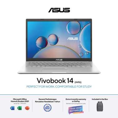 Asus VivoBook A416KA-FHD421 N4500 4GB 256GB WIN11+OHS 14" FHD