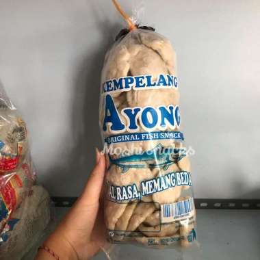 Kemplang Goreng Pasir Ayong Unyil Kecil Asli Bangka / Kerupuk Bangka Sambal Terasi