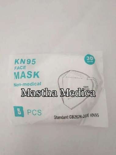 Masker Face Mask Antivirus Pelindung Covid KN95 Non Medis GB2626- 2006