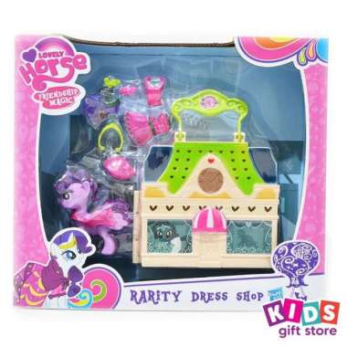 My Little Pony Friendship Rarity Dress Shop - Mainan Anak