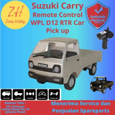 Suzuki Carry Pickup / WPL D12 RC Car 1/10 / Mobil Remote Control Drift Multicolor