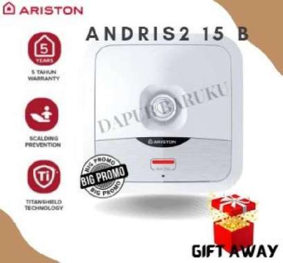 ARISTON Water Heater AN215 B / AN2 15 B / AN215B FREE FLEKSIBEL AIR PANAS