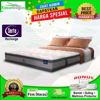 New Serta Recharge Set Springbed [Hanya Kasur] Ukuran 120 x 200