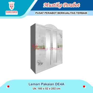 Lemari Pakaian Besi 4 Pintu DE4A Karsindo