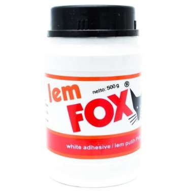 Lem Kayu Putih PVAc - Fox 500 gr MURAH