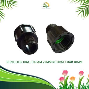 KONEKTOR DRAT DALAM 22MM KE DRAT LUAR 18MM sambungan selang reducer