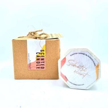 Lilin Aromaterapi Scented Candle Souvenir Gift 30 Ml Eucalyptus Mint Bubblegum