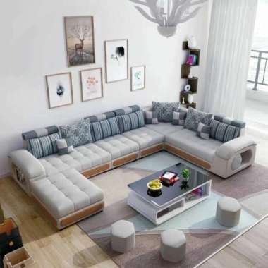 Sofa Tamu Keluarga Sofa Letter U Shape