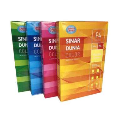 Sinar Dunia HVS Warna F4 merah