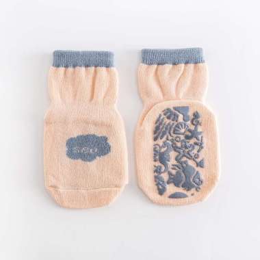 OEM SK-P217 Kaos Kaki Anak Bayi AntiSlip Unisex Motif Animal / Baby Newborn Socks Anti Slip / Kaus K