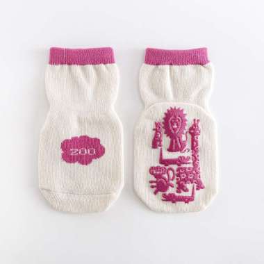 OEM SK-P217 Kaos Kaki Anak Bayi AntiSlip Unisex Motif Animal / Baby Newborn Socks Anti Slip / Kaus K