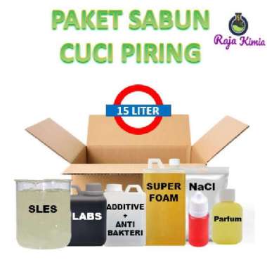 Paket Sabun Cuci Piring / Bahan Baku Sabun Cuci Piring "Raja Kimia" Garam - Lemon