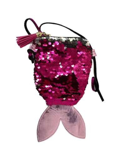 SLING BAG MERMAID TAIL Merah Muda