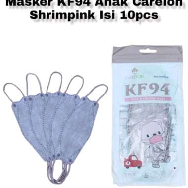 MASKER KF 94 ANAK 10 PCS 4 PLY KF94 DISPOSABLE MASK shrimp pink