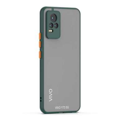 VIVO V21E / 4G CASE TRANSLUCENT MATTE AERO COVER ORIGINAL HARDCASE Hijau