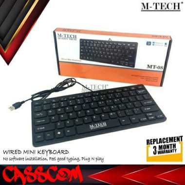 Keyboard Mini M-Tech MT-08 External Mini Keyboard Usb Wired