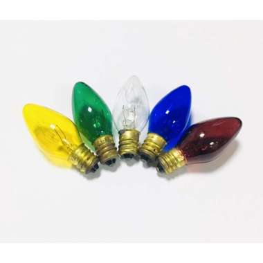 Lampu Cabe E12 / Lampu Hias Candle Warna Warni