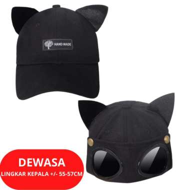 TOKO1973 Baseball cap : GOGGLES EAR CAP - Topi baseball topi golf topi pria topi wanita topi capung 