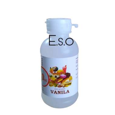 perisa vanila cair 60ml/ essence vanili cair cap dua anting