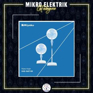 Kipas Angin Berdiri/Stand Fan Miyako KAS 1627 KB