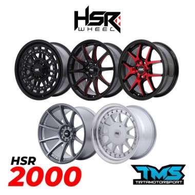Velg Mobil Ring 14 Hingga R22 Hsrwheel + Hsr2000