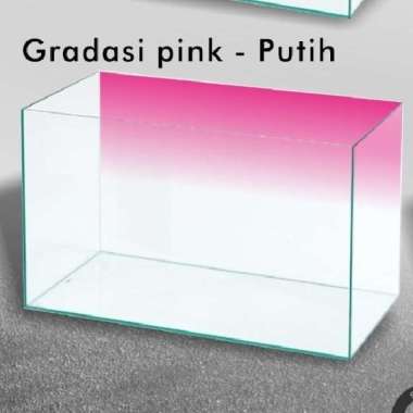 Sticker Background Aquarium model ADA light screen Pink-putih - 30 x 40