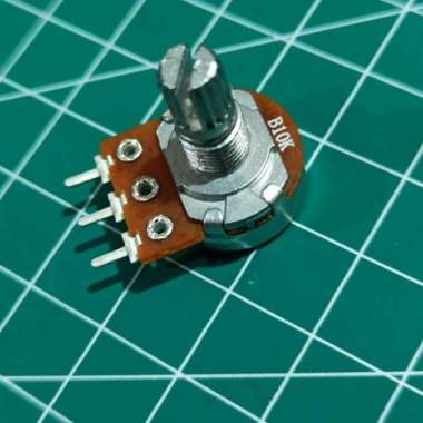 Potensio B 10K MONO A-plus Rotari pendek & klik