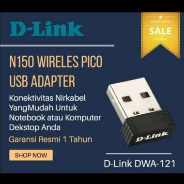 Jual USB WIFI D-LINK DWA-121 nano usb wifi adapter wireless DLINK DWA 121 Berkualitas