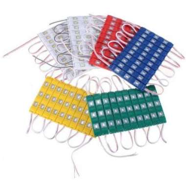 LAMPU LED STRIP 3 MATA LED MODULE SMD 5630 5730 12 V LED MODUL 3 MATA Hijau