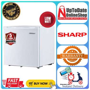KULKAS PORTABLE MINI BAR SHARP SJ-50MB SJ50MB SUPER LOW WATT FAST COOLING LEMARI ES MINI BAR