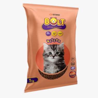 CAT FOOD BOLT CAT KITTEN 1KG (SALMON) / MAKANAN KERING KUCING KITTEN 1 KG
