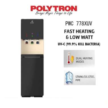 Dispenser Polytron PWC 778XUV Galon Bawah PWC778XUV PWC 778