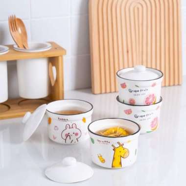 Mangkok Mangkuk Sup Herbal Mangkok Telur Kukus Ada Penutup