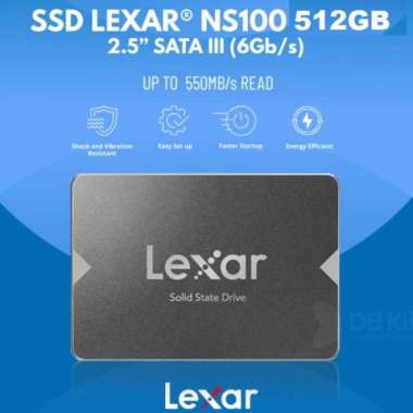 SSD Lexar NS100 512GB SATA 2.5 Inch - SSD Lexar 512GB 2.5" SATA III