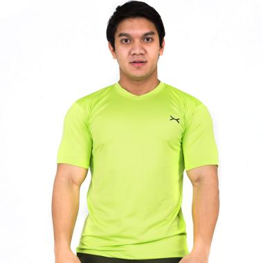 FLEXZONE Sport Olahraga MultiSport Series Kaos Lengan Pendek Pria [FTS-033] M Hijau