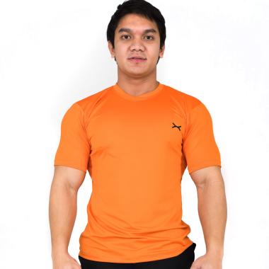 FLEXZONE Sport Olahraga MultiSport Series Kaos Lengan Pendek Pria [FTS-033] M Orange