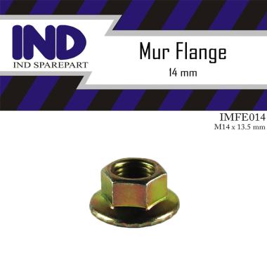 IND M14 Mur Nut Flange Topi Motor [14 mm] KUNING
