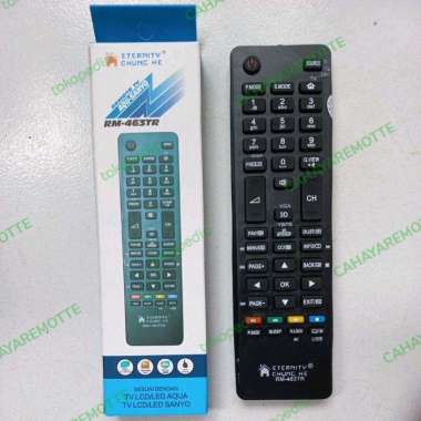 REMOTE REMOT TV AQUA/SANYO LCD LED ORIGINAL WAYANG