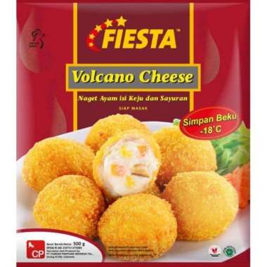 Promo Harga Fiesta Naget Volcano Cheese 500 gr - Blibli