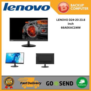 MONITOR LENOVO D24-20 23.8 inch TN 75 Hz 66AEKAC1WW