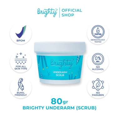 Brighty Underarm Scrub microscrub pencerah ketiak